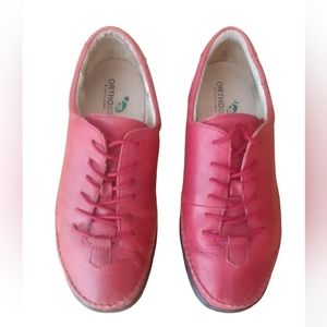 Orthosolutions by Hans Leibniz Womens Red Leather Shoes EU 40